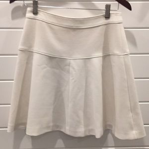 Banana Republic ivory above knee skirt